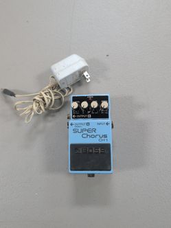 Boss super chorus effects pedal
