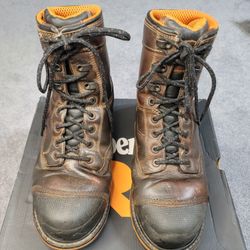 Mens Used Timberland Pro Boondock Safety Boots Size 9