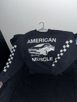 American Muscle Mustang Graphic Crewneck Sweatshirt
