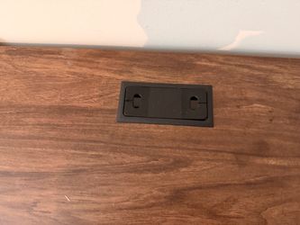 Mid-Century Modern Executive Office Desk – Walnut Finish