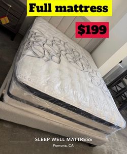 Full size euro pillow top mattress