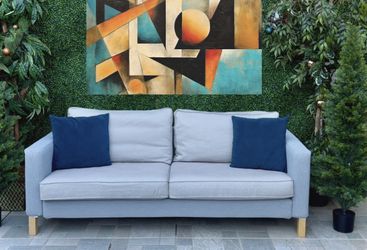 FREE DELIVERY 🚚 IKEA Karlstad Slipcover Starter Couch