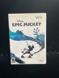 Epic Mickey Wii game Untested