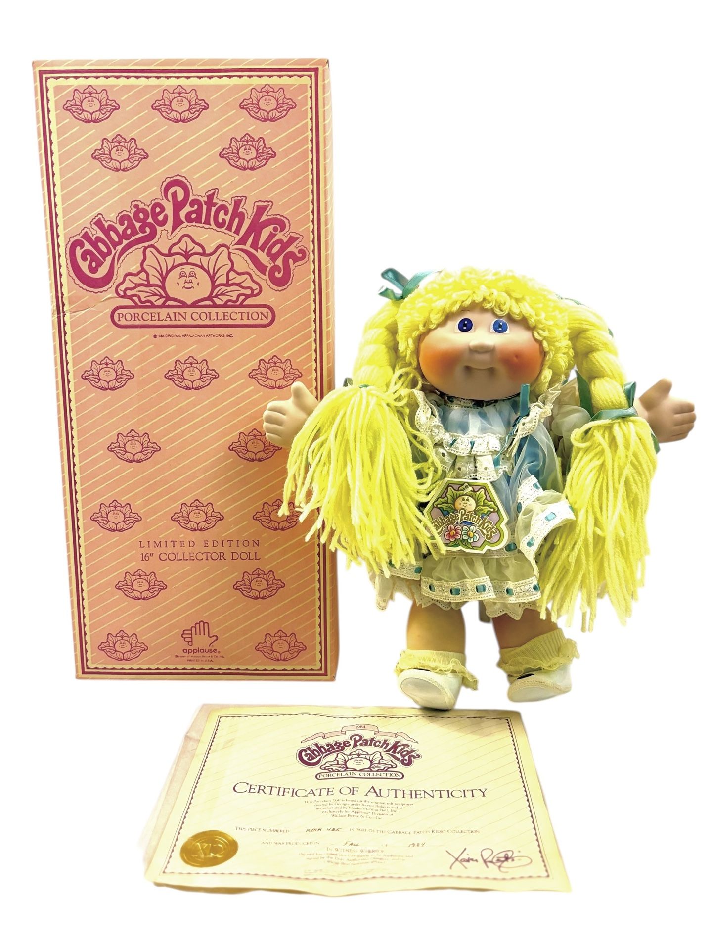 Vintage 1984 Limited Edition Cabbage Patch Kids Porcelain Collection