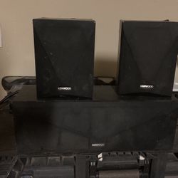 Kennwood Auxiliary Home Audio Speakers