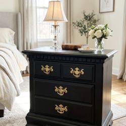 Wood Refinished Nightstand