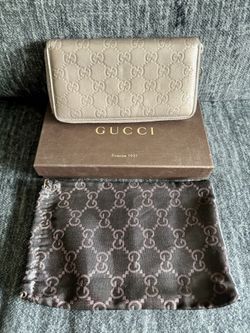 Authentic Gucci Guccissima Long Card Wallet