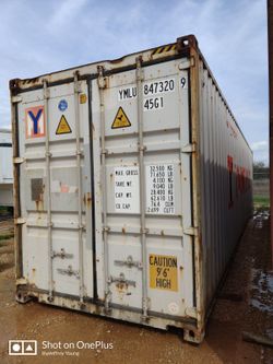 40ft High Cube Wind & Water Tight Shipping Containers For Sale