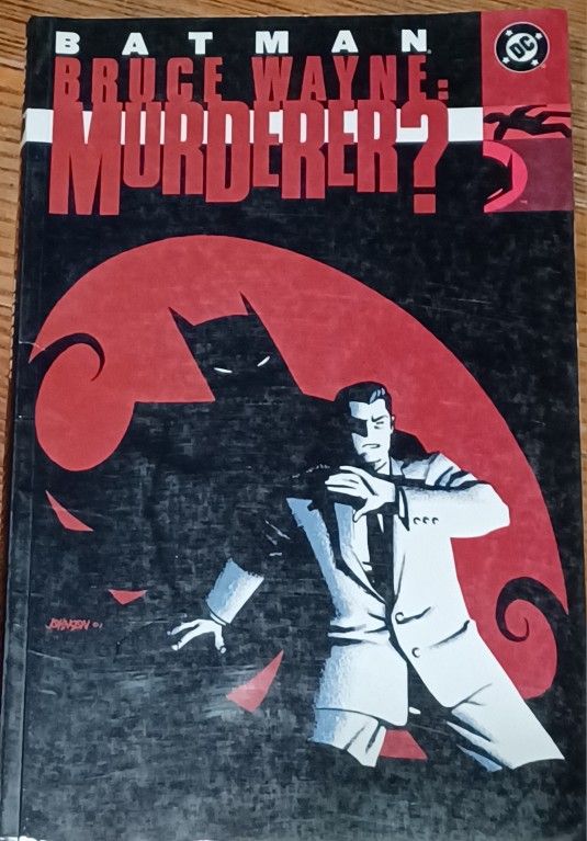 Comic Book Batman Bruce Wayne Murderer Book Thick DC Joker Penguin Crime