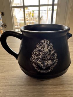 Harry Potter Hogwarts Crest Cauldron Mug Black Ceramic Cup Paladone 2018