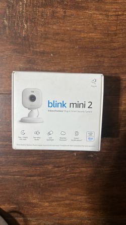 Blink mini 2 indoor outdoor smart camera