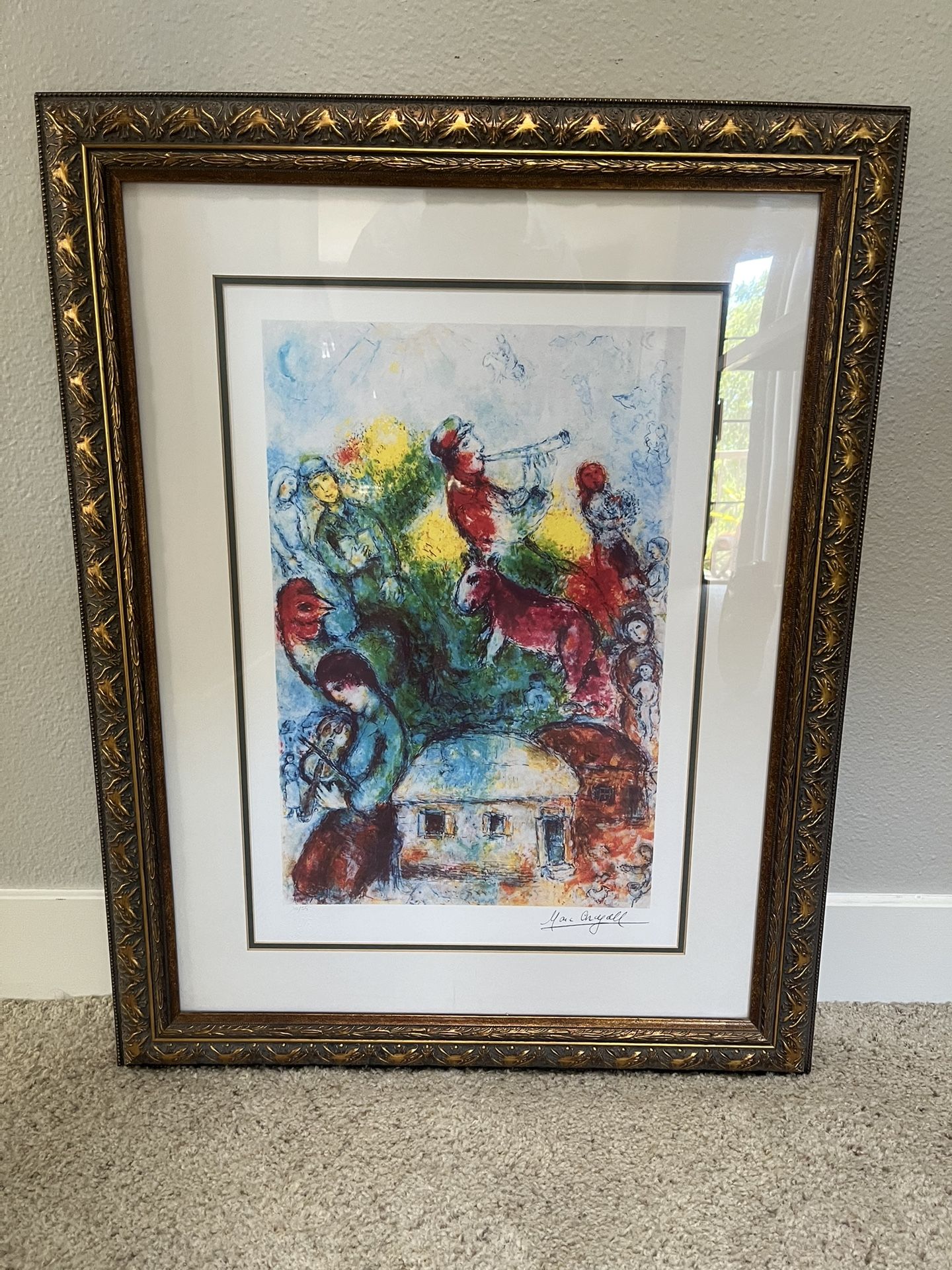Marc Chagall SHOFAR Limited Edition Signed
