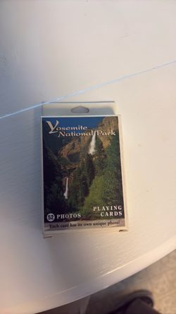 52 Playing cards Yosemite national park