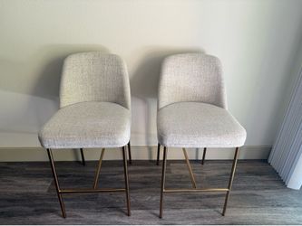Set of 2 Modern Bar Stools