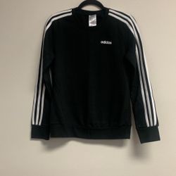 adidas Women’s Essentials 3- Stripes Fleece Sweatshirt Sz S.                  Ez