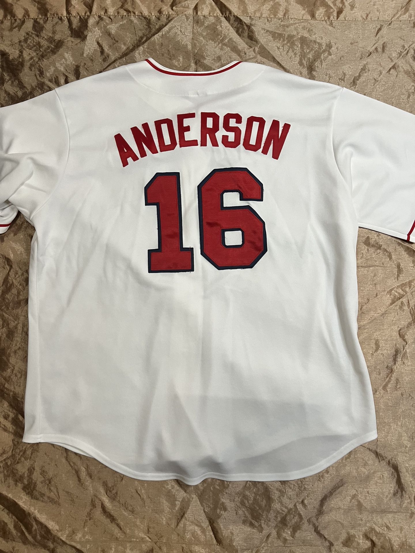 Angels #16 Garret Anderson MLB Mens size 2XL Baseball Jersey Majestic Authentic