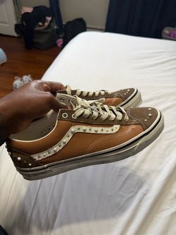 Brown Pearlized Vans size 12