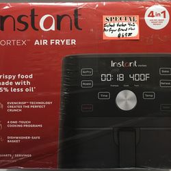 Instant Vortex 4 in 1 Air Fryer Brand New 