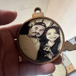 Custom Laser Engrave Xmas Ornaments 