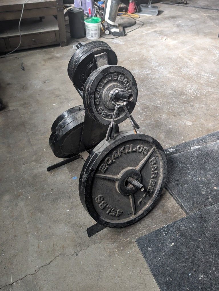 Weights Cast Iron Plates Full Set