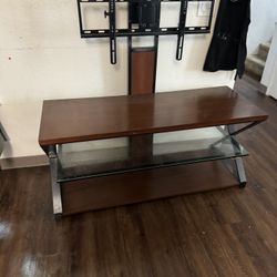 Tv Stand Hold Up To A 86 Inch And Great Condition 120 OBO 