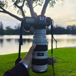 Canon 5D Mark III With 70-200 F 2.8 IS With Focal Extender Full Frame 