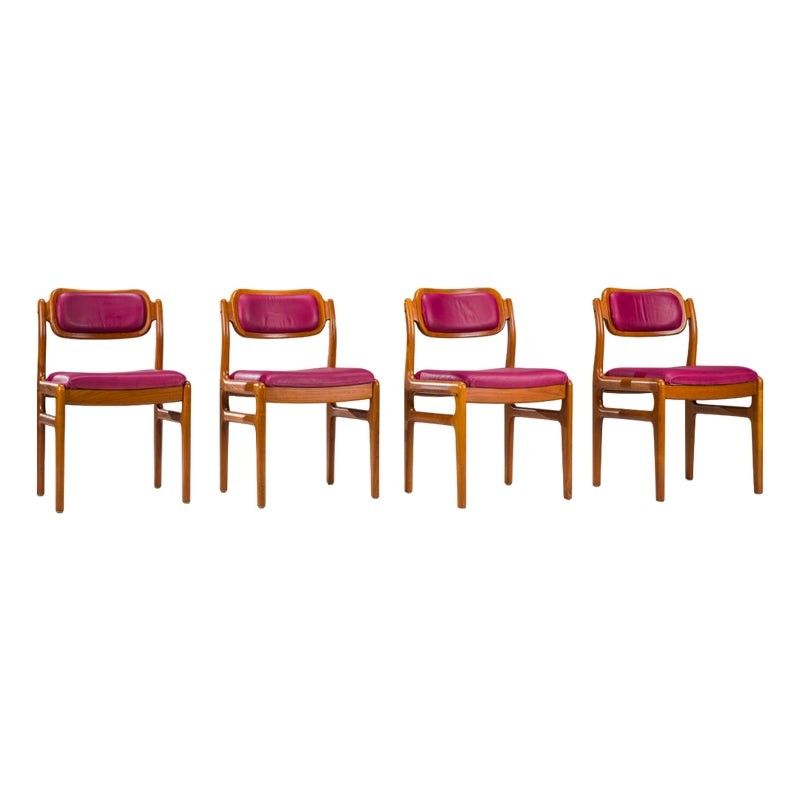 Teak DANISH STYLE BENNY LINDEN DINING CHAIRS AND STOOLS SET OF 4 DINING CHAIRS AND 2 STOOLS 150 EACH CHAIR