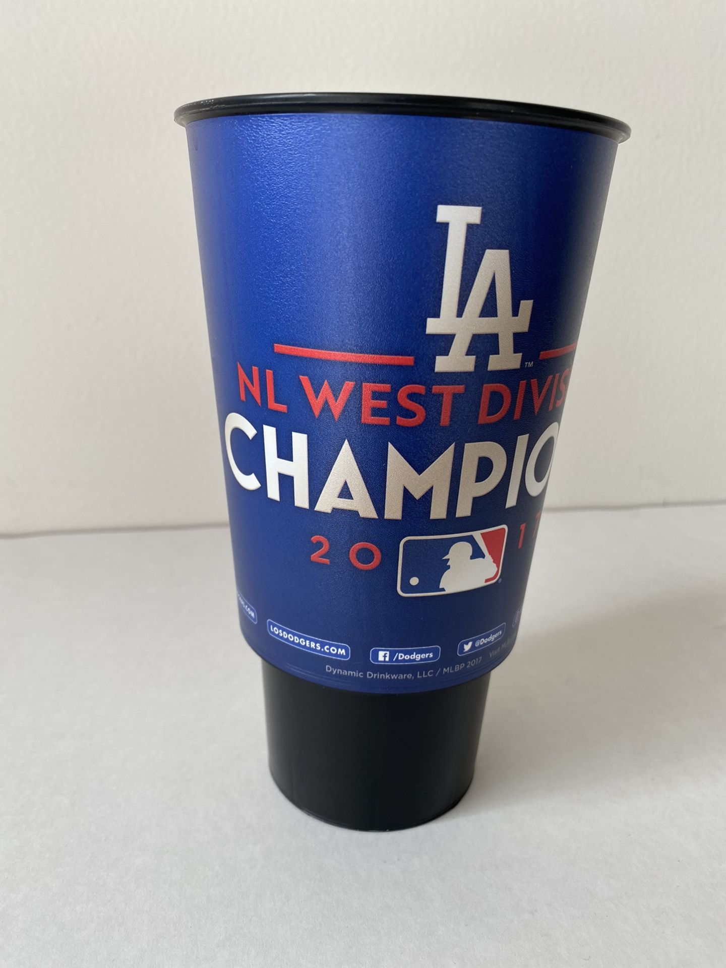Set of 4 LA Dodgers NL Champions Cups from the 2017 season
