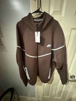 Brown reflective Nike tech hoodie 3XL