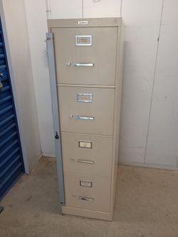 Metal File Cabinet Letter Size With metal bar