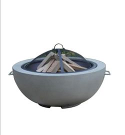 Hampton Bay
36.00 in. W Stone Wood & Coal Outdoor with Mesh Screen, Wood Grate, and a Poker