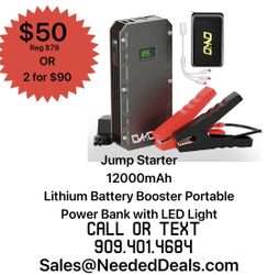 JumpStarter 12,000mah /PowerBank