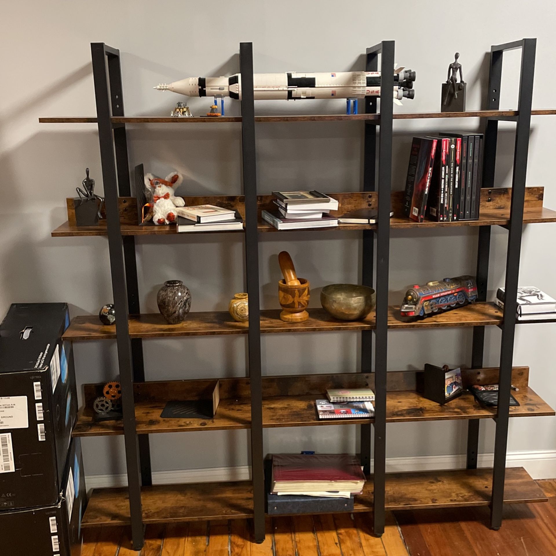 5 Shelf Minimalist Bookcase