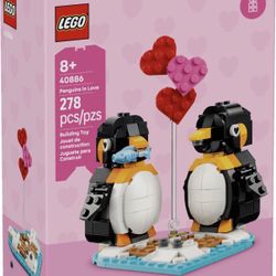 LEGO Penguins in Love Valentines Day GWP Exclusive Gift 40886 model building kit