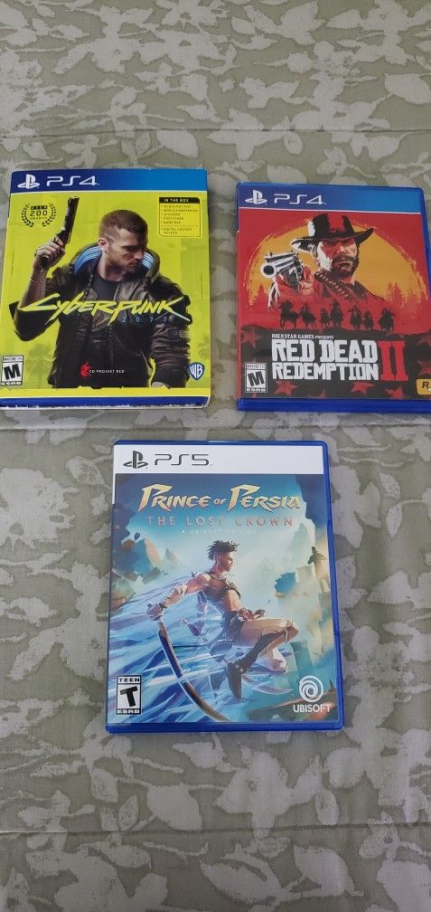 Assorted PS4/PS5 Games