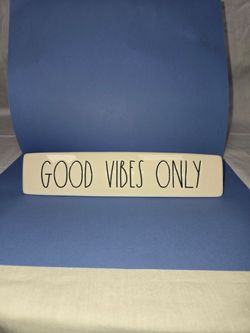 Rae Dunn desk sign