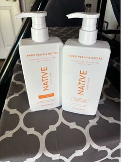 NATIVE Shampoo & Conditioner Sweet Peach & Nectar