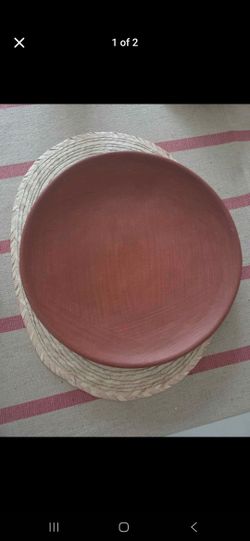 Comal De Barro Rojo 12 Inches