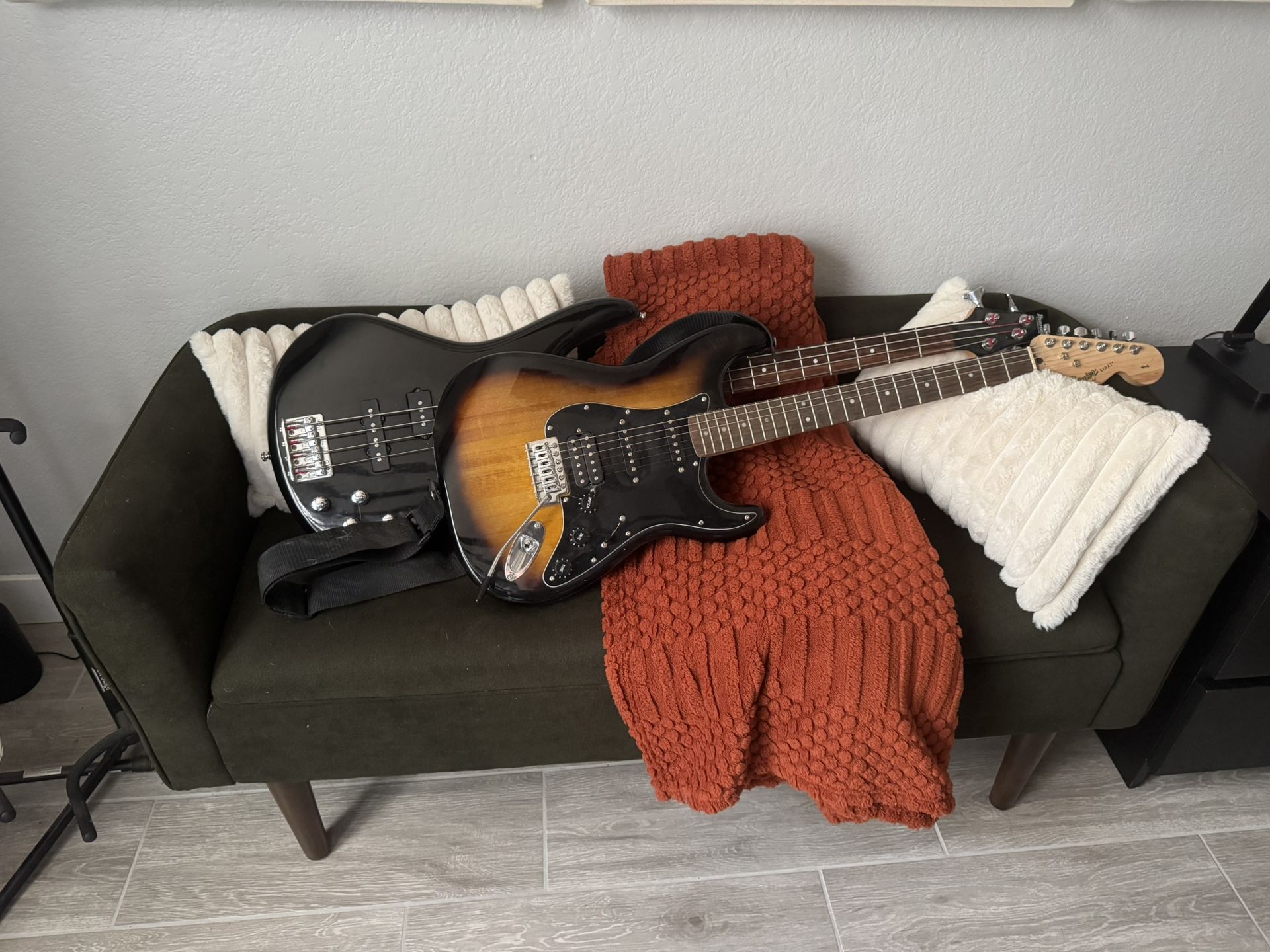 Electric Guitar And Bass