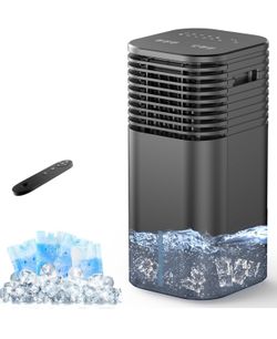 Windowless Portable Air Conditioner, 15H Timer & 120°Oscillation, 3-IN-1 Portable AC Unit with Remote, 2-Gal Tank, 3 Modes & 3 Speeds, Ultra-Quiet 24"