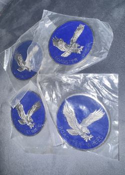 4 New Center Emblems Roadster