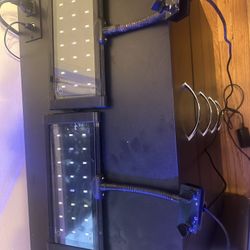 2 LED Aquarium Lights. 