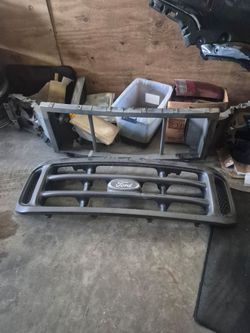 Front grill  hedder panel and lights