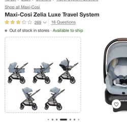 Maxi  Cozy Travel  5 In One Car Seat