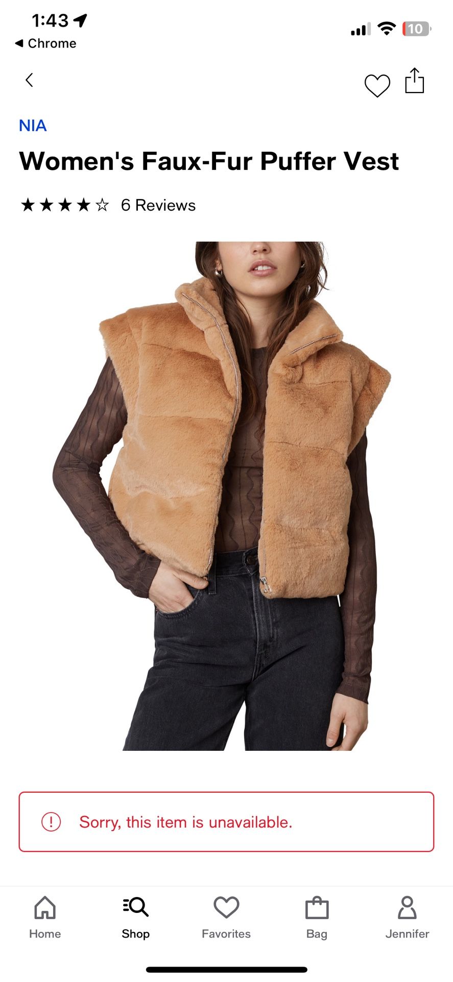 NIA Faux Fur vest 