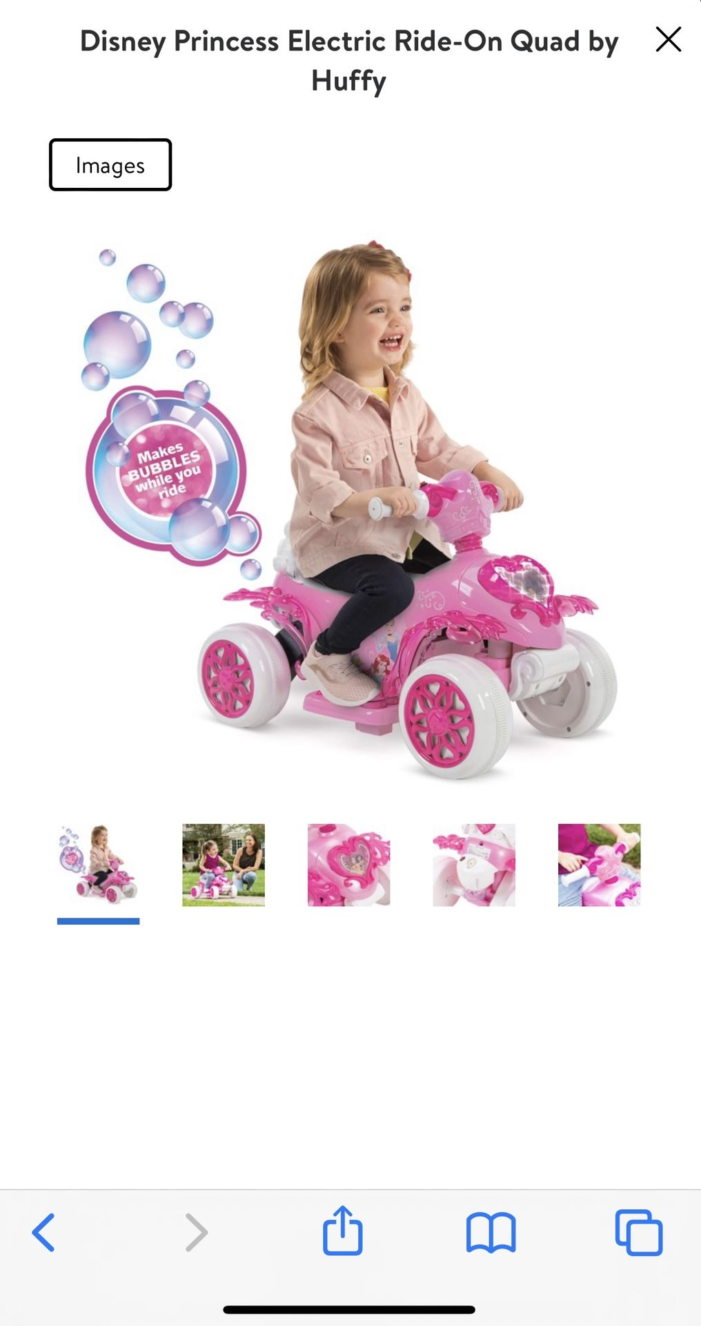 disney princess electric ride on