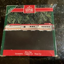 Hallmark Keepsake Silver Star Train Set
