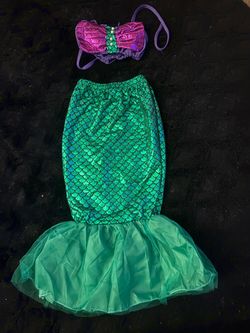 Kids Mermaid Costume Two-Piece Set