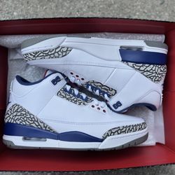 (MULTIPLE SIZES ) Jordan 3 blue