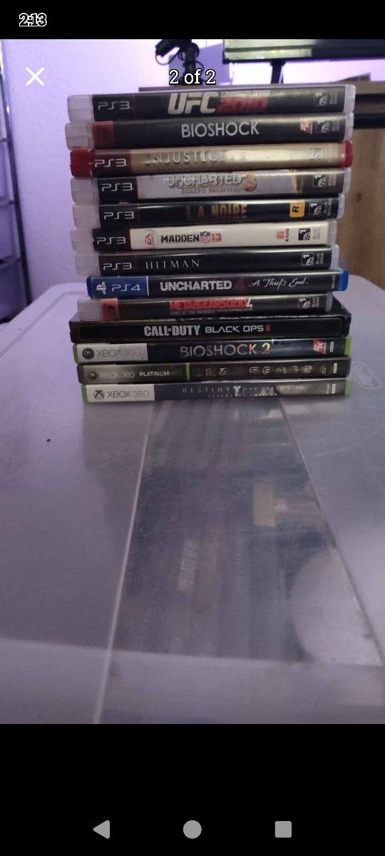Xbox 360 & PlayStation 3 Video Games